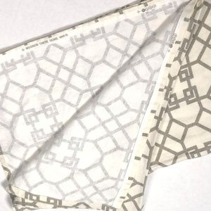 Windsor Smith Home Gray Cream Tablecloth Fabric